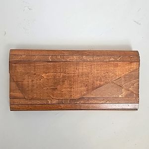BCBGMaxazria Wooden Clutch